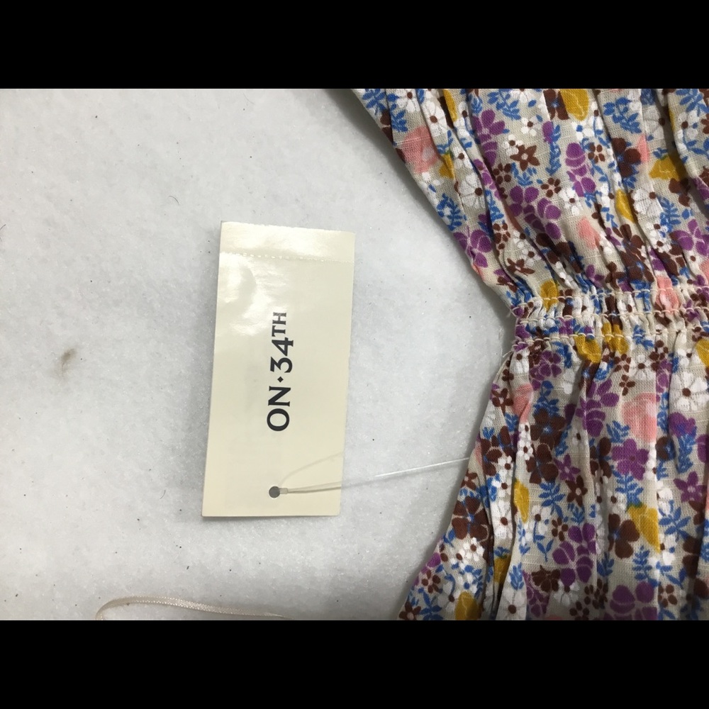 ON 34th spaghetti strap maxi dress size L #0550 - Picture 5 of 11